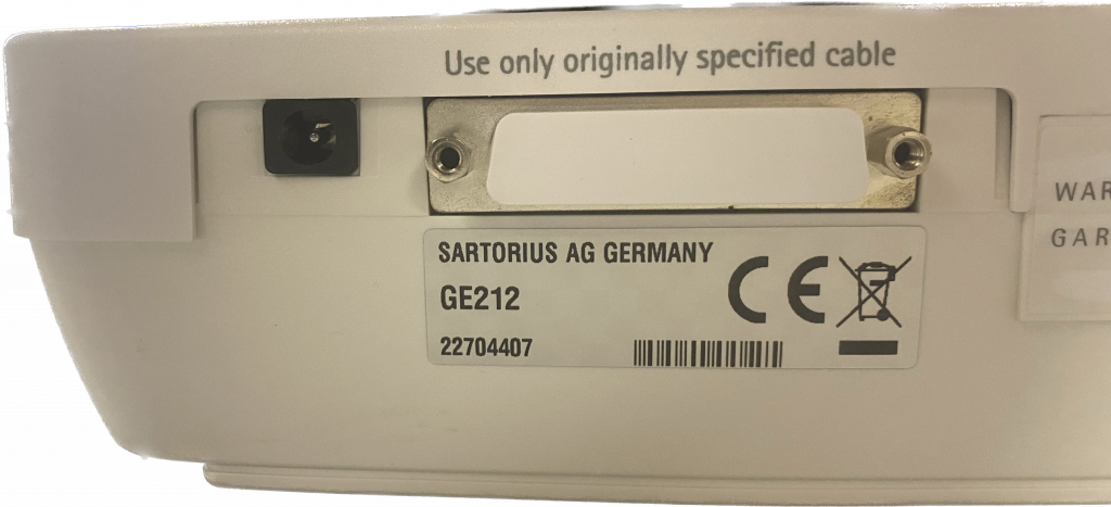 Sartorius Gold GE212 Gold Scale  210g / 0,01g